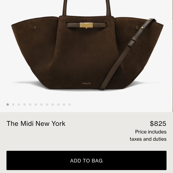 DeMellier The Midi New York in Mocha Suede/ Mocha Smooth - Picture 11 of 11